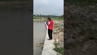 Ceek pati sungai langat Dengkil #ardinroy #ikanpatin #sungailangat #fishing #rotigardenia