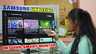 SAMSUNG 4K SMART LED TV + MONITOR UNBOXING TECH Q