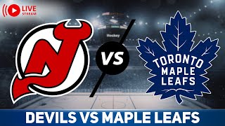 New Jersey Devils vs Toronto Maple Leafs LIVE STREAM & PLAY-BY-PLAY | NHL Live stream