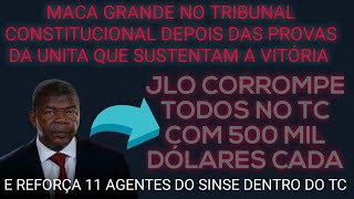 JLO DESCONFIA DE LAURINDA QUE PODE DAR A VITÓRIA PARA UNITA, E MANDA 11 AGENTES DO SINSE FICAR NO TC