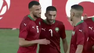 Hakim Ziyech Goal 💥 Central Africa vs Morocco (0-1)