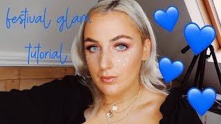 FESTIVAL GLAM TUTORIAL♡ FENTY BEAUTY ♡ #festivalmakeup | Tilly Jones