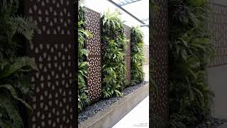 Outdoor Compund Wall design ideas 😍😍 #_shorts #interiorwork #interiordesign #interior #wall #design