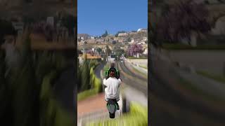 GTA V ~ 2022 KAWASAKI JUMP TO ROOF #Shorts