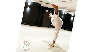 Ushiro Geri (Turning Back Kick) - Karate Training - Kicking Techniques