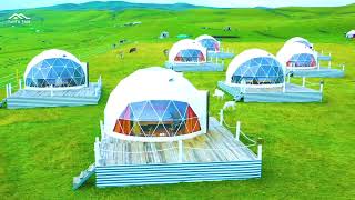 Dome Tent With Bathroom - Build Glamping Site!