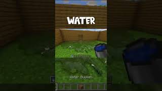 Realistic Minecraft Water Reaction