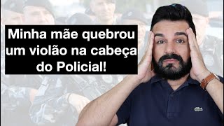 Vi meus pais sendo algemados e presos!