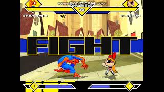 Mugen #1021 Spiderman vs Blossom