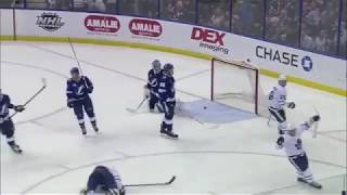 Zach Hyman 14th Goal of the Season! 3/20/2018 (Toronto Maple Leafs at Tampa Bay Lightning)