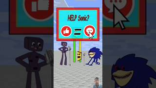 Enderman Vs Sonic Tapes With Singing Challenge #animaion #shorts