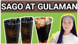 SAGO AT GULAMAN PWEDE PANGNEGOSYO SA BAHAY|SOBRANG DALI LANG ITO GAWIN|PALAMIG#palamig