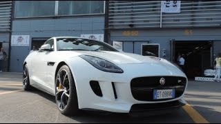 Jaguar F-Type R Insane Sound Revs and Acceleration