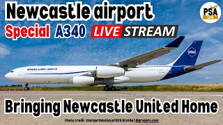 🔴A340 SPECIAL + TUI TOGA TIMESTAMPS ADDED 🔴'Down the barrel action @ Newcastle International airport