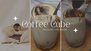 How To Make The Perfect Coffee Cube Latte at Home ||Starbucks Coffee Cube Latte - Cold Coffee Recipe