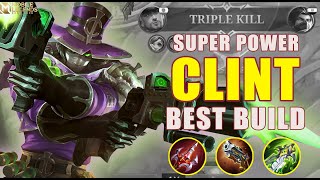 17 Kills!! Sidelane Clint ( SUPER POWER ) Insane Brutal Damage Build - Build Top 1 Global Clint MLBB