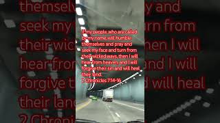 Tetsuo Harano tunnel, Hon.Hi 🌴 Bible Verse For Today 🇺🇸God Bless America 🇺🇸2 Chronicles 7:14-16