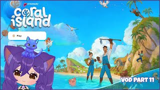 Catgirl Learns Mark Has Gooey Center 🐾 Coral Island VOD EP 11