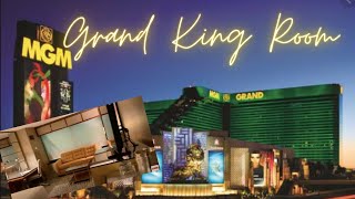 MGM Grand "Grand King" Room Tour/Not So Grand Review