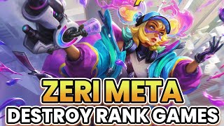 MASTER ZERI IN WILD RIFT | INSANE DAMAGE & META-BREAKING BUILD!