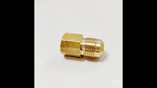 All Size Brass Tube Fitting Brass Pipe Adapter With NPT Female Thread And Flare Male