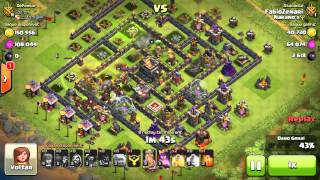 Clash of Clans 100% TH9 top