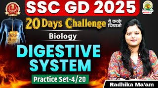 Digestive System | Biology | SSC GD 20 Days Challenge | SSC GD 2025 | Science by Radhika Mam