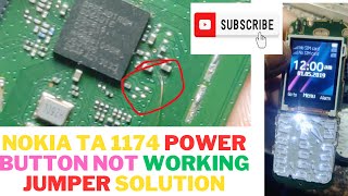 Nokia ta 1174 power button not working jumper solution