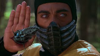 "Mortal Kombat" movie (1995): Scorpion (Chris Casamassa) vs Johnny Cage (Linden Ashby) 1080p