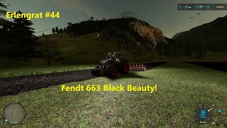 FS22 | Nighttime Woodchipping and Plowing! Fendt 663 Black Beauty| ERLENGRAT #44 | Alpine Dairy Farm