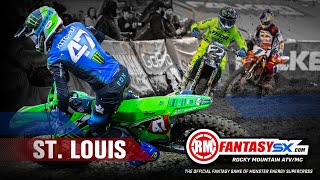 JETT REPEAT SWEEP!? Triple Crown - ST. LOUIS Supercross RND 12 | ft. JIM HOLLEY | RM FANTASY SX