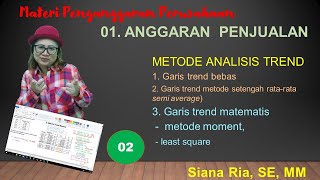 Peramalan Penjualan – Metode Analisis Trend (Metode Moment – Budgeting-02) (VM-007)