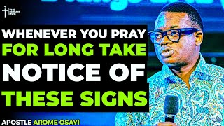 WHY SECRET PRAYERS ATTRACTS DIVINE VISITATION AND RESULTS FASTER - APOSTLE AROME OSAYI #prayer #god