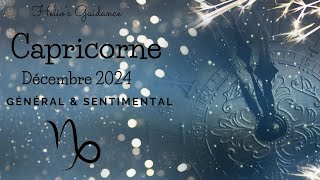 Capricorne Décembre 2024 Général & sentimental : Des ÉVÈNEMENTS INATTENDUS & PRISE DE CONSCIENCE