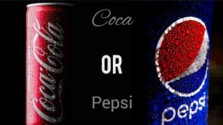 coca VS pepsi😧