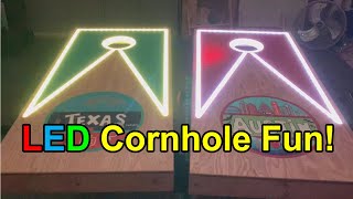 LED Cornhole FUN!