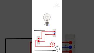 Staircase wiring || एक बल्ब को दो जगह से आन आफ कैसे करें || 2 way switch connection #shorts #viral💡🔌