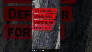 How to disable Windows Defender in Windows 10 Creators Update #shorts #short #shortvideo