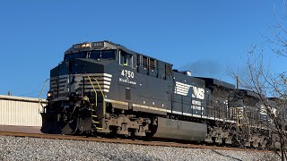 NS AC44C6M 4750 Leads Eastman Express 101-05 on 11/5/24