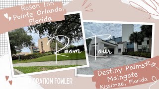 | Destiny Palms Maingate Kissimmee Florida | Rosen Inn Pointe, Orlando FL | Room Tour  |