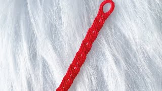 DIY Red Rope Bracelet Tutorial Handmade Red Cord Bracelet: Step-by-Step