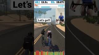 Dropped Chain? Stay with the Group!!! #zwift #shorts #zwiftracing #cycling #zwiftcycling