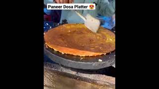 MEGA Paneer Masala Dosa Platter in Just ₹70 😳 | Street Masala Dosa #shorts #food #dosa #masaladosa