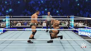 WWE2K24 THE ROCK VS LA KNIGHT