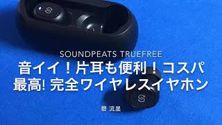 【レビュー】音イイ！片耳も便利！コスパ最高！：SoundPEATS Truefree