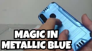 Metallic Blue Phone Case for Orbic Magic 5G R678EL