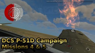 DCS P-51D - Campaign Missions 4 & 5 ... Landing