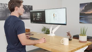 Crestview Single, Dual, & Triple Monitor Arms: Elegant, Sturdy, Smooth, & Flexible | UPLIFT Desk