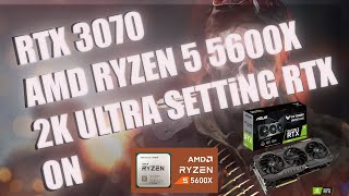 RTX 3070 Battlefield 5 | 2K ULTRA Setting| RTX ON