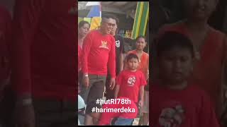 Memeriahkan hari kemerdekaan Republik Indonesia yg ke 78 th #harimerdeka #hutRI78th